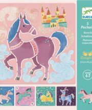 Djeco | Tekensjablonen Paarden