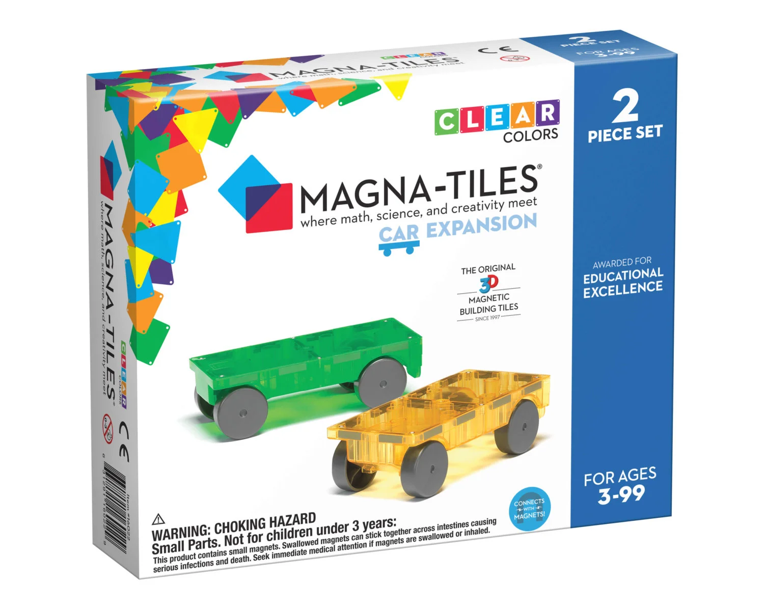 MAGNA-TILES | Cars 2 expansion set