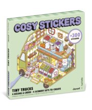 Janod Cosy Stickers Tiny Trucks